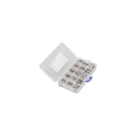 Kit de 200 fusibles en verre pour automobile, camping-car, bateau, camion, 5 x 20 mm et 6 x 30 mm, 250 V (1/5)