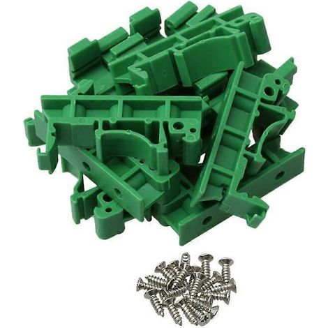50 Stück DRG-01 DIN-Schienen-Montagehalterung 35, Leiterplatten-Montageadapter, 50er-Packung (1/5)