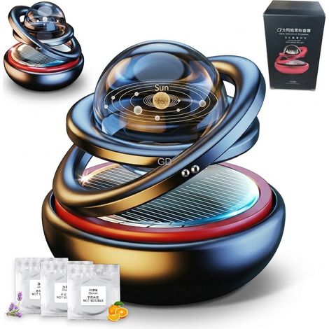 Planeta Solar-Drehdiffusor für Autoduft + 3 Nachfüllpackungen (1/5)
