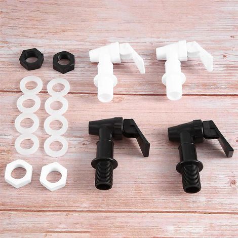 Lot de 4 fontaines à eau avec robinet, carafe et bec verseur distributeur. (1/5)