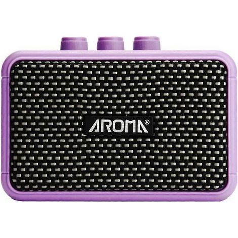 Aroma AG-04 Mini-E-Gitarrenverstärker, tragbarer Bluetooth-Lautsprecher für E-Gitarre, Retro-Stil, wiederaufladbar. (1/5)