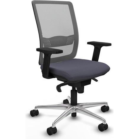 Chaise piqueras y crespo Haches gris foncé aluminium mousse (1/2)
