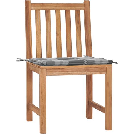 Maison Exclusive - Sillas de jardín 2 unidades madera maciza de t (1/5)