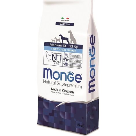 Cane - Medium Puppy & Junior Monge - size 12 Kg