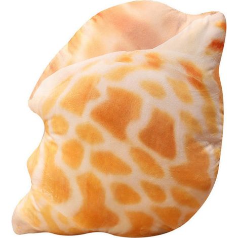 Coussin en peluche en forme de coquillage 50 x 40 cm (1/2)