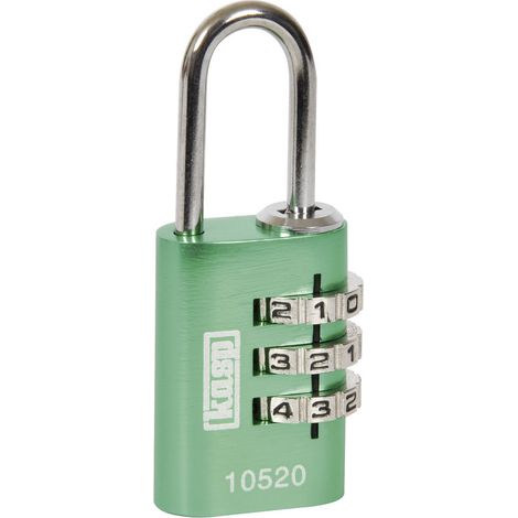 Kasp K10520GRED Vorhängeschloss 20 mm Grün Zahlenschloss