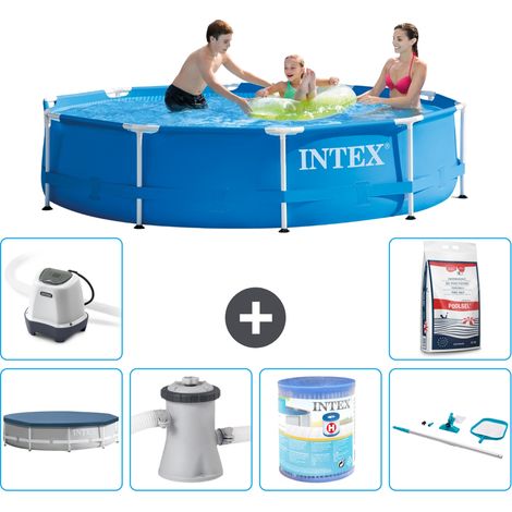 Intex Piscina con struttura Rotonda - 305x76 cm - 7-pezzi S31495 (1/5)