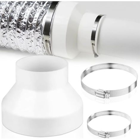 Embout pour climatiseur mobile, raccord de tuyau pour climatiseur mobile, adaptateur de tuyau pour climatiseur mobile, connecteur réducteur pour conduit de ventilation d'extracteur d'air (1/5)