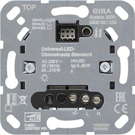 GIRA 540000 SYST ME 3000 DIMMER LED UNIVERSALE