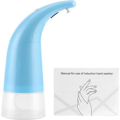 Distributeur de savon liquide automatique sans contact à infrarouge, flacon pulvérisateur mural pour cuisine, salle de bain, bureau et cantine. (1/5)