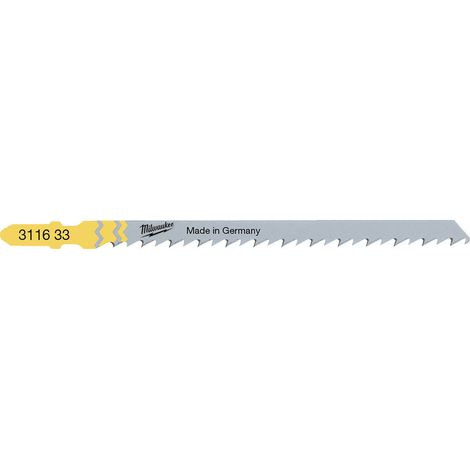 Lama per seghetto alternativo Milwaukee t344d 105 mm geometria aggressiva (1/2)