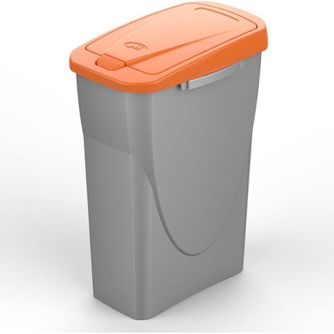 PATTUMIERA per RACCOLTA DIFFERENZIATA Colore ARANCIO 25 Litri ECOBIN 22x36x51 cm 25 Litri Colore Arancio (1/5)
