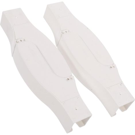 Connecteur de Rail de Rideau d'angle en Plastique 2 pcs pour Fixation Plafond, Facile à Installer, Assure Un Raccordement (1/3)