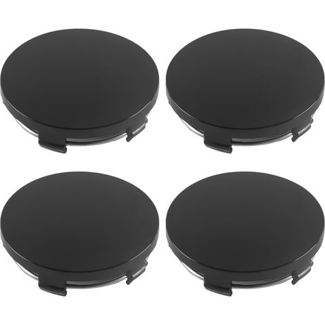 Cache-moyeux universels pour pneus de voiture, 60 mm, 4 pièces, noir (1/5)