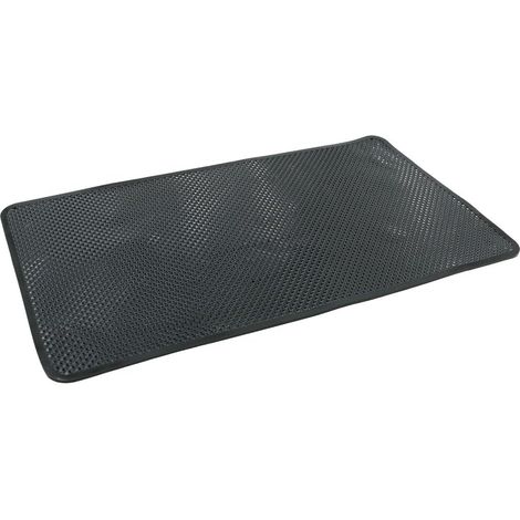 Lot de 2 patins adhésifs antidérapants en gel PU pour tableau de bord de voiture, pour téléphone, GPS et petits objets (27 x 15 cm) (1/5)