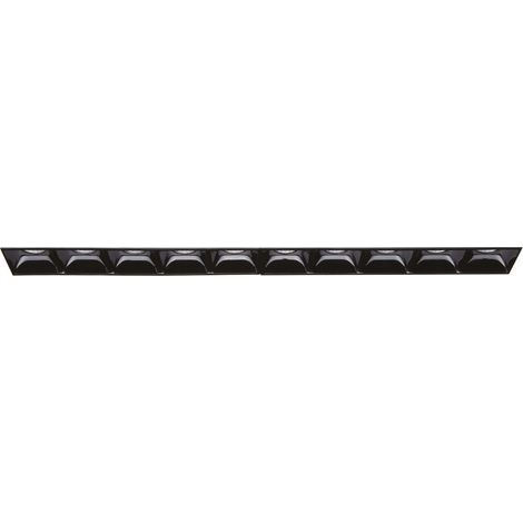Ideal Lux LIKA Lot de 10 spots LED encastrables noirs 2700 K
