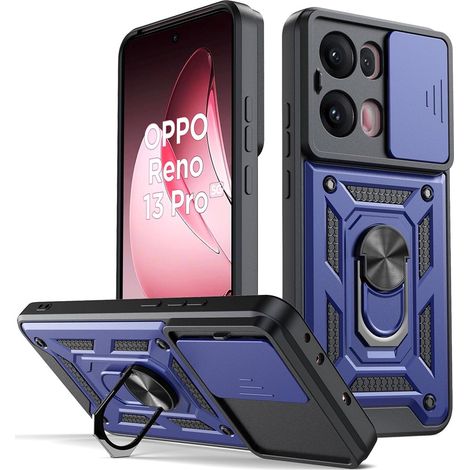 Coque de protection pour Oppo Reno 13 Pro, CamShield Slide, bleue (1/5)