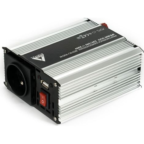 Spannungswandler azo IPS-800 800W Aluminium USB (1/4)