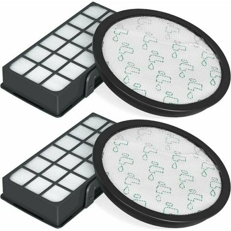 Lot 2 filtres HEPA remplacement KZQ, compatible Rowenta Silence Force Cyclonic RO7647EA-RO7681EA (ZR903701) (1/4)