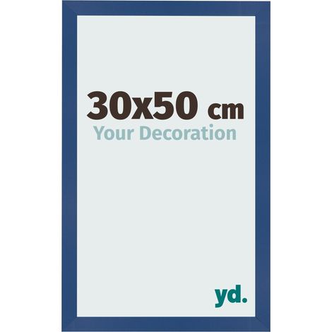 yd. - Cadre photo 30x50 - Bleu Fonce - MDF - Bologna