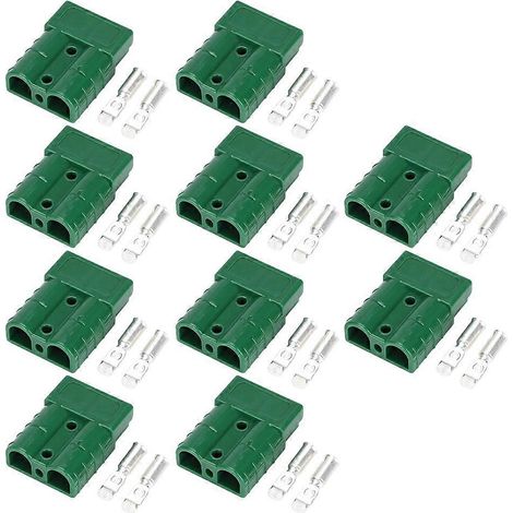 Connecteur haute intensité 50 A pour batteries de véhicules électriques, onduleurs, câbles solaires, prises d'énergie vertes (1/5)