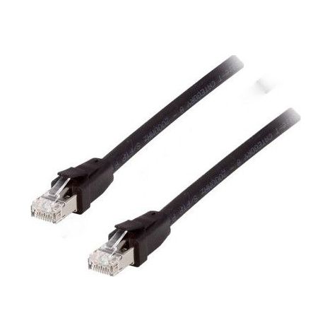 Equip Patchkabel Cat8.1 SFTP 2xRJ45 0.50m schwarz LSZH