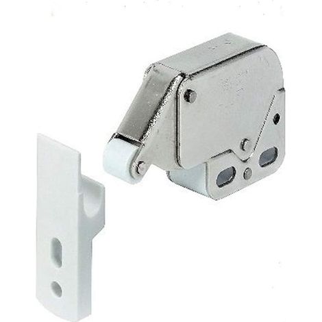 Lot de 2/4 mini loqueteaux à ressort pour portes d'armoire (1/4)