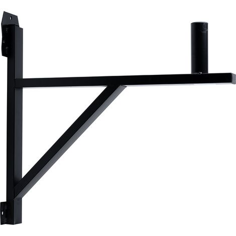 Staffa a parete per casse acustiche attacco stativo, con flangia, portata max 25kg