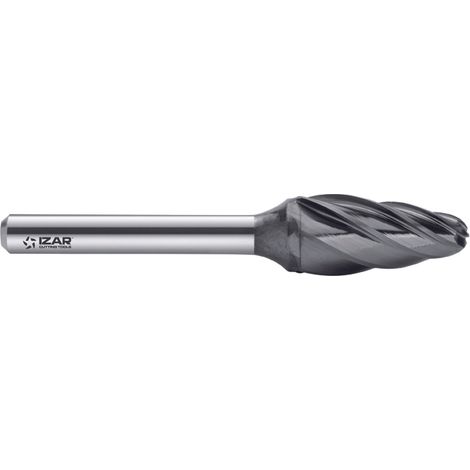 FRESA ROTATIVA METAL DURO NORMA-RBF (F) OJIVA REDONDEADA-9268-12.70X08.00 MM DENT.1 - IZAR (1/4)
