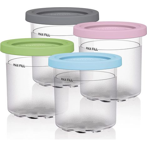 Ninja XSKPLID2CD Becher (4er-Pack) kompatibel mit NC299AM/C300s Eisbechern