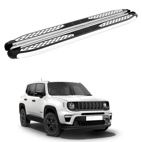 TURTLE kompatibel mit Jeep Renegade (Bu) 2015-2025 Trittbrett Plus Grau