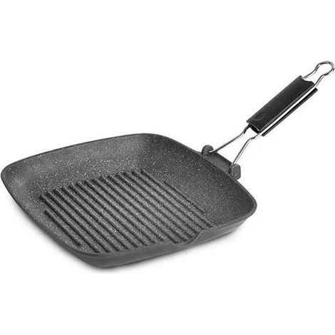 Grill antiadherente gris Lagostina 28 x 28 cm