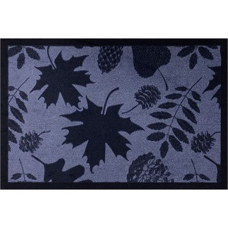 Türmatte - "Leaves Shadow" - Anthrazit - 40x60 cm (1/2)
