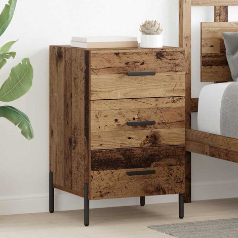 Cabinet de chevet-Table de nuit-Table de chevet Bois ancien 40 x 40 x 66 cm Bois d'ingénierie 769485 (1/5)