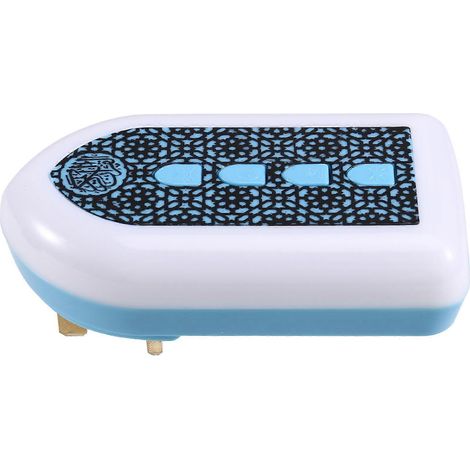 Haut-parleur Coran pour musulmans, traduction intelligente du Coran, petit format portable, commandes par bouton, prise bleue (1/5)