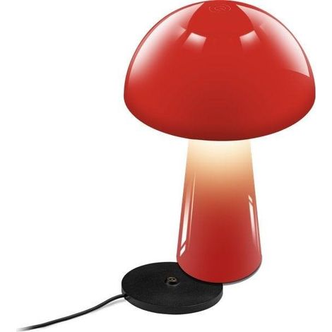 Century COCO Lámpara de mesa LED roja diseño moderno