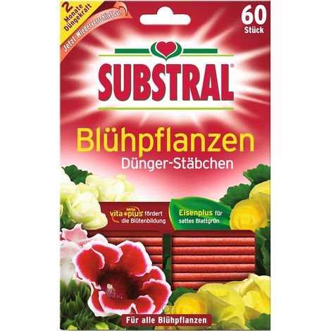Substral Dünger-Stäbchen für Blühpflanzen - 60 Stück (1/2)
