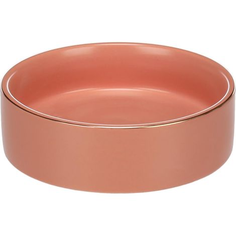 Gamelle pour la Nourriture et l'eau Rosé – 200ml – pour Chien ou Chat  en céramique émaillée – Résistante, Stable et Facile à Nettoyer (1/5)
