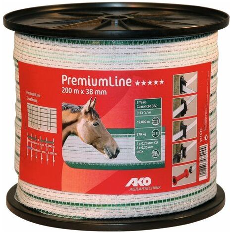 Premium-Weideband 38mm 200m AKO 441535 (1/4)