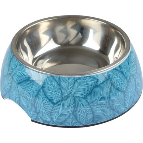 Gamelle pour Chien & Chat "Everplant" 17cm Bleu (1/2)