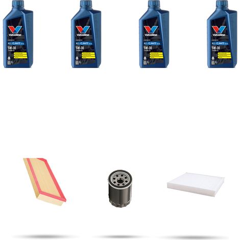 Kit tagliando 3 FILTRI e 4L OLIO compatibile con Suzuki Swift IV 1.6 100kw dal 2012 (1/5)