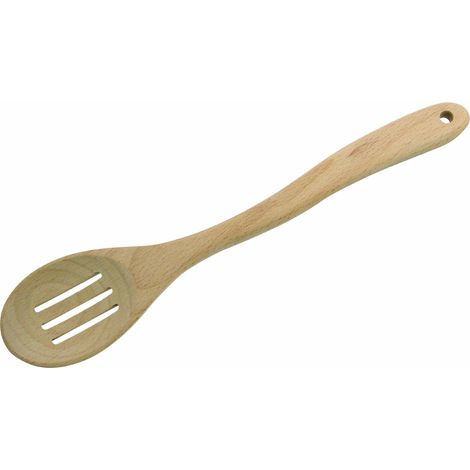 Fackelmann Cucchiaio Forato in Faggio, Marrone, 30 cm