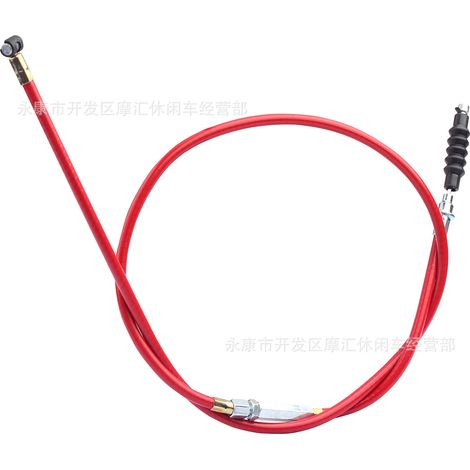 Accessoires pour motos tout-terrain, quads et véhicules de plage 50CC-140CC CRF/XR70 : câble d'embrayage rouge (1/5)