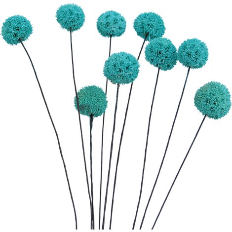 Fleurs séchées artificielles Billy Ball pour la décoration de la maison et du jardin-AquaForge (1/5)