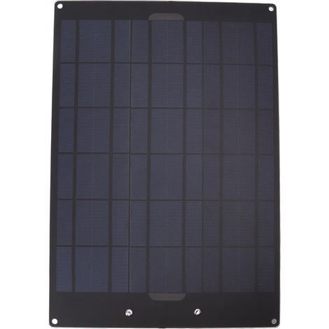 Panneau solaire portable 50 W à haut rendement de conversion, chargeur de batterie solaire pour le camping et les voyages en plein air. (1/5)