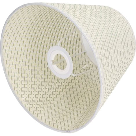 Abat-jour tissé en PE beige résistant à l'usure pour lampe de table, compatible avec douilles E27 et E14. (1/5)