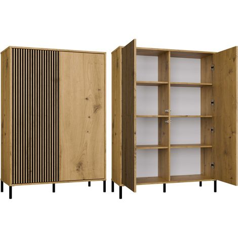 Table de chevet, cachemire / beige, 55 × 48 × 37 cm (1/5)