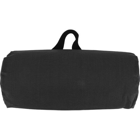 Coussin de tête universel rembourré et souple pour fauteuil zéro gravité, garnissage en mousse amovible, coussin de rechange pour fauteuil inclinable et chaise de plage, noir (1/5)