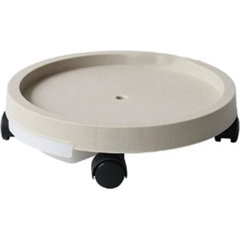 Home Garden Plateau de pot de fleurs avec roulettes Base amovible pour (1/3)
