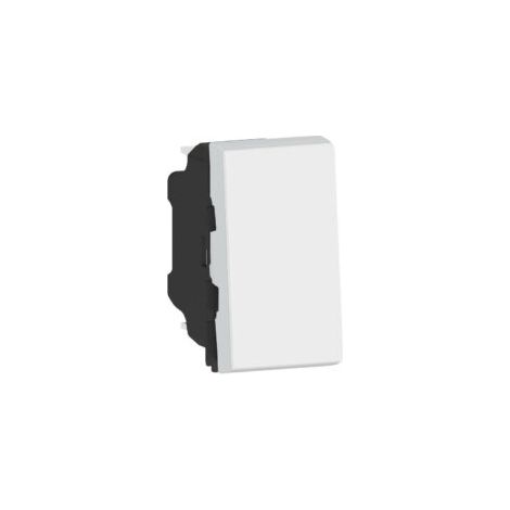 Poussoir inverseur avec borne libre de potentiel 6A 250V Mosaic 1 module -blanc LEGRAND 077034L